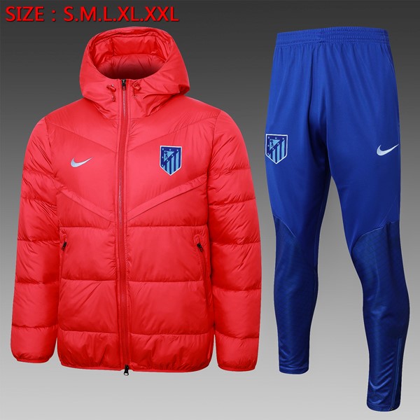 Abrigo Plumón Atletico Madrid Conjunto Completo 2024/25 Rojo